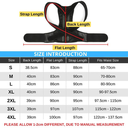 Adjustable Unisex Posture Corrector Brace