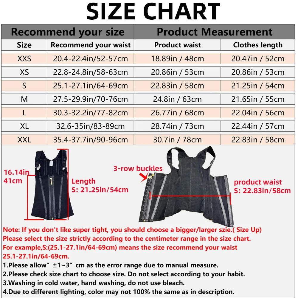 Fajas Colombianas Body Shaper Shapewear Women Vest Tops Double Compression Waist Trainer Corset