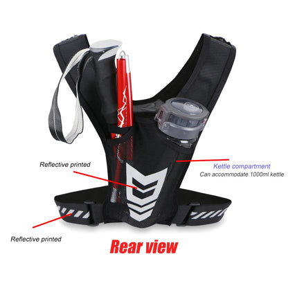 Reflective Running Phone Holder Vest for Men and Women, Jogging, Walking, Exercise,Gym, Workout. Adjustable Strap Key Pocket