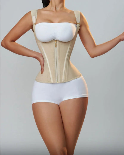 Fajas Colombianas Body Shaper Shapewear Women Vest Tops Double Compression Waist Trainer Corset